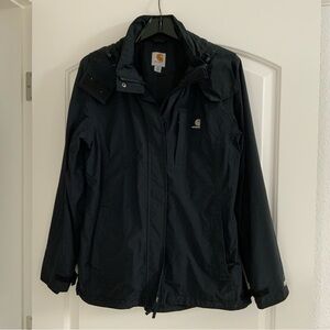 Women’s CARHARTT Black Waterproof Rain Jacket
